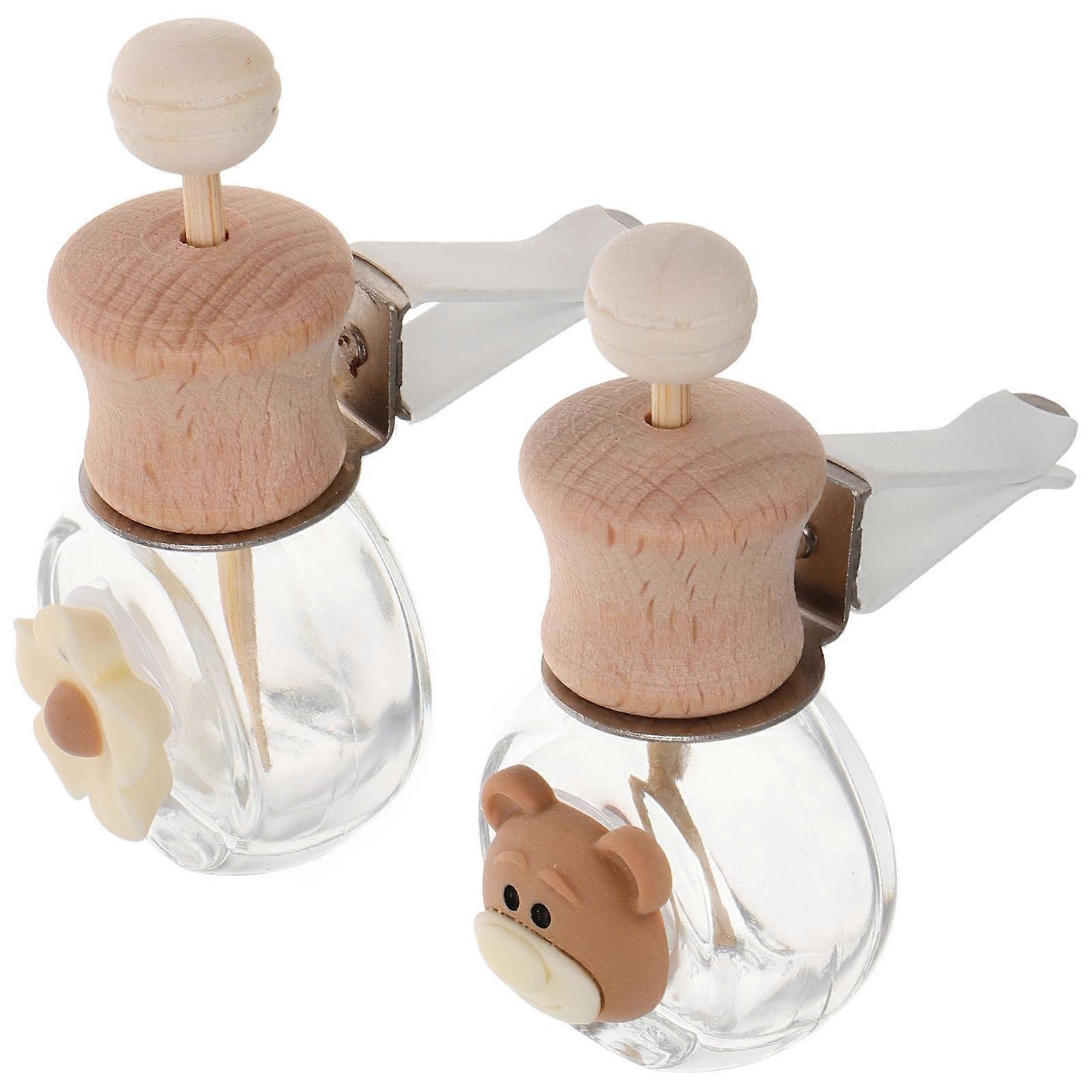 Car Air Freshener Diffuser Bottle for Car Vent Clips 8Pcs Set
