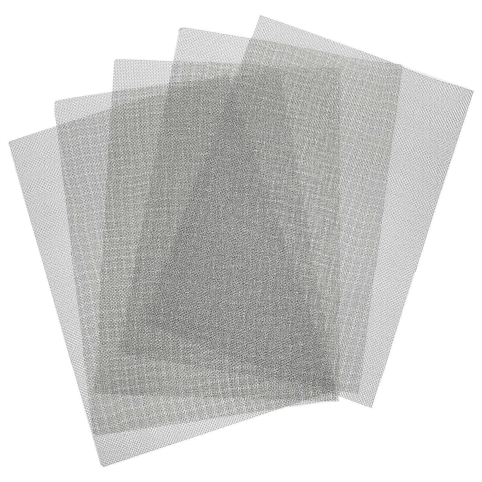 Wire Mesh 304 Stainless Steel Mesh Screen for Window and Bird Feeder 15Pcs
