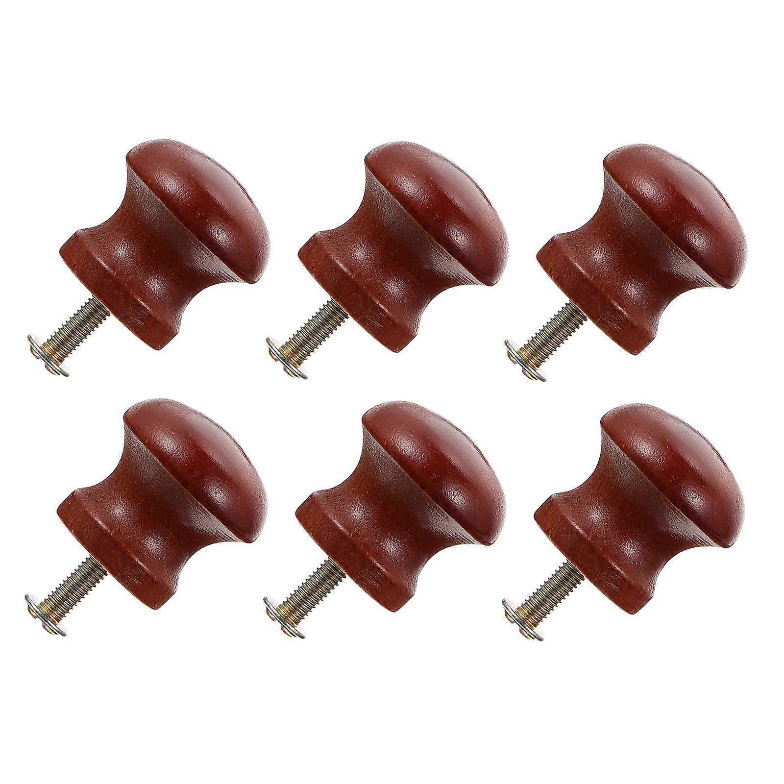 Furniture Round Handle Mushroom Modeling Function with 36Pcs Wooden Cabinet Handles