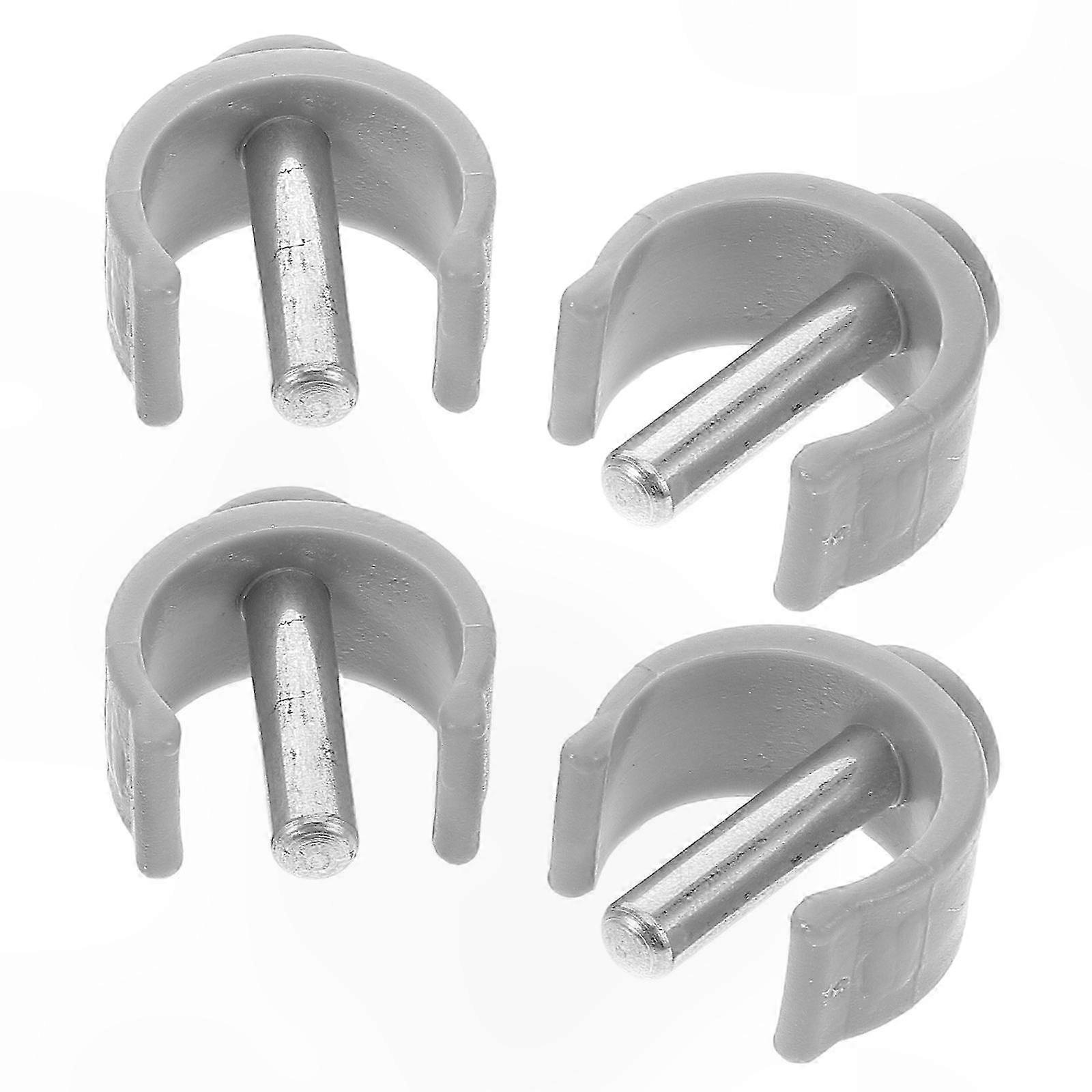 4-Pack Handle Clamps for Crutches, Canes, and Walking Poles with Durable Buckle Clips for Secure Fit