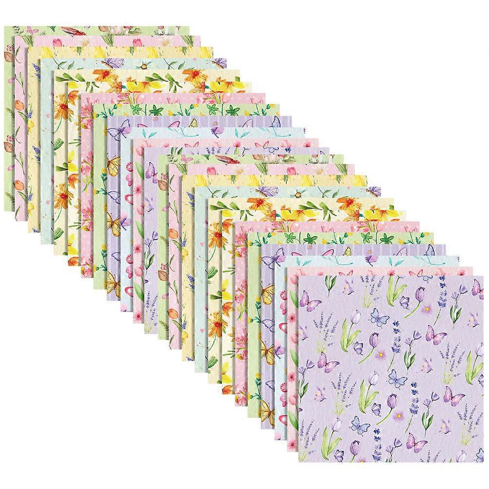 Romantic 120 Sheets Of Multi-Use Crafting Paper For DIY Crafts Perfect For Journal And Scrapbook Projects