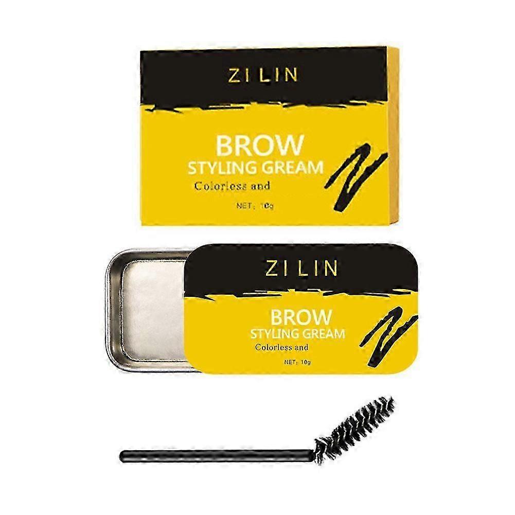 Eyebrow Soap Wax with Brush Brow Sculpt Lift Eye Brow Styling Soap Long Lasting