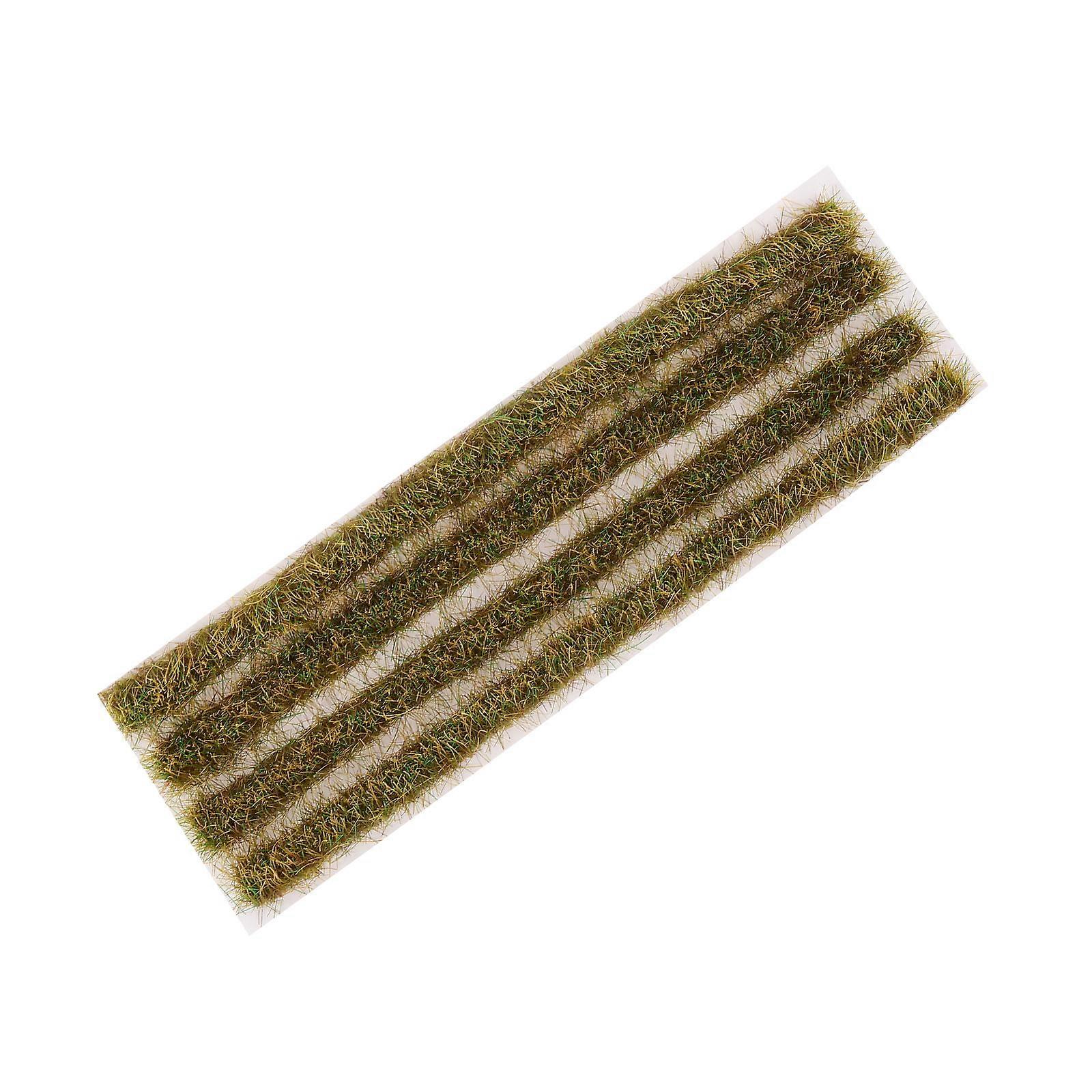 Rice Field Grass Strip for Decor 3Sets Static Model Artificial Grass