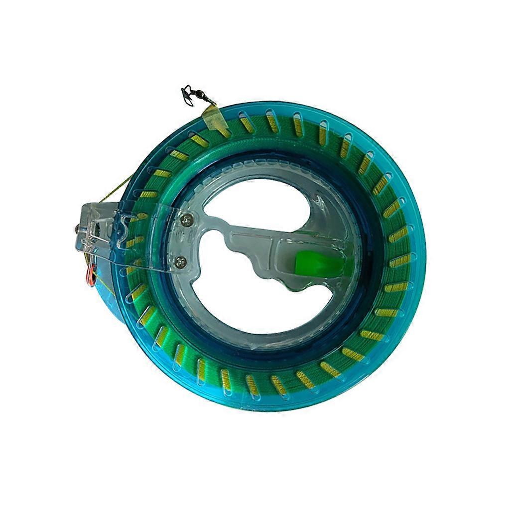 Kite Line Reel Lockable Winder Winding String Wheel Plastic Self-Locking Handle Flying Tool, Blue, 18cm