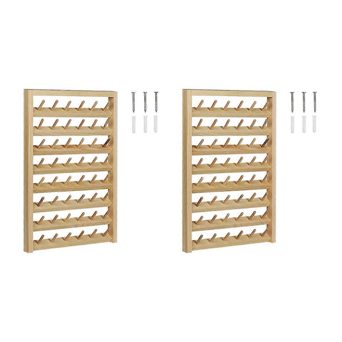 48 Spool Sewing Thread Stand,Wall Mount Sewing Thread Stand