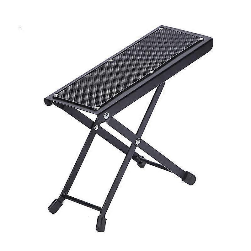 Guitar Foot Rest Portable Foldable Height Adjustable Footstool For Acoustic, Electric And Bass Guitars Beginner Bundle