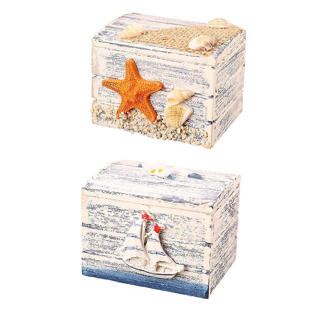 Mediterranean Style Storage Box for Jewelry Storage 10Pcs Assorted Color