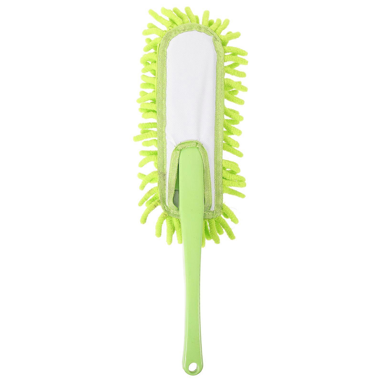 Dusting Brush Chenille Car Duster for Dust Removal 2Pcs Lightweight Green