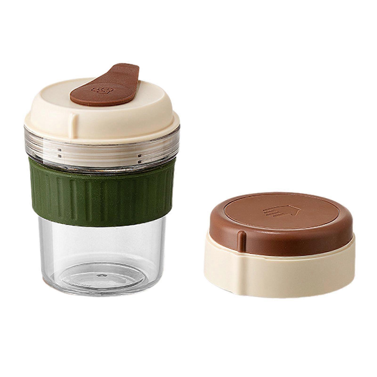 Jikaixiang Cold Brew Cup with Ice Cube Mold 500ml Portable Coffee Cup Simple Dual-Use Ice Cube Maker Cup for Summer