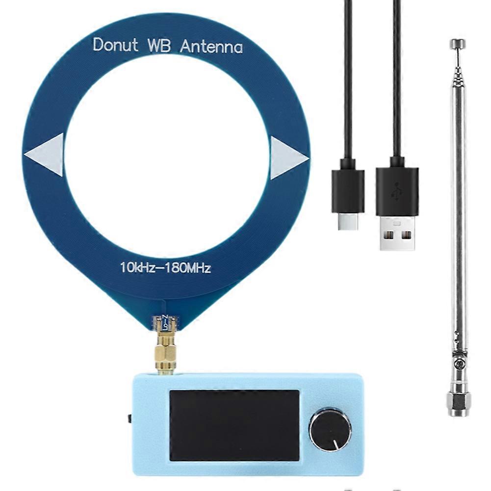 SI4732 Mini Radio Receiver+2 Type Antenna 10KHz-180MHz 1.9inch Display Shortwave Radio FM/AM/LSB/USB SI4732 Radio