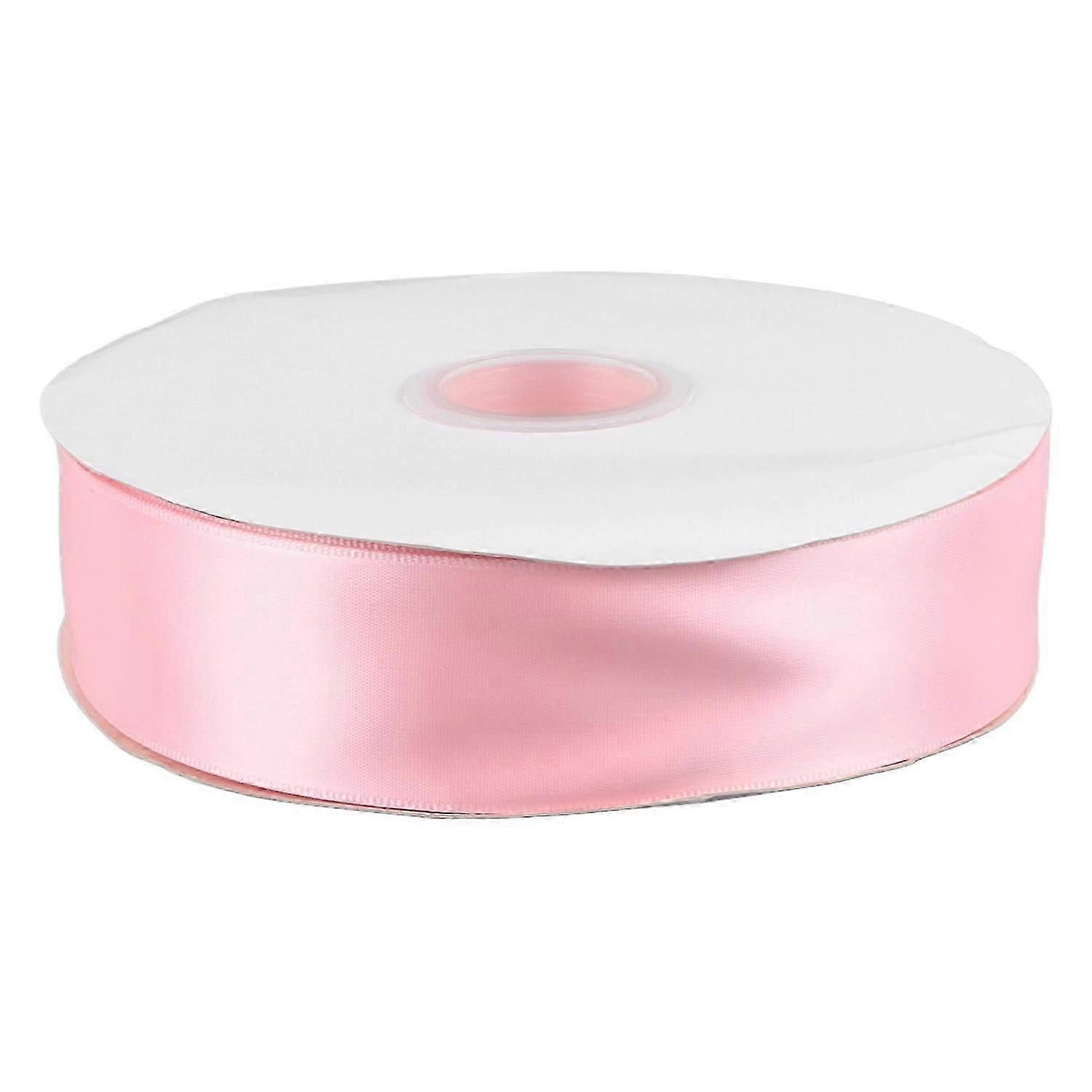 Pink Double Faced Polyester Ribbon 100yd Length 1.57in Width Soft Fabric Ribbon for Wrapping Candy C