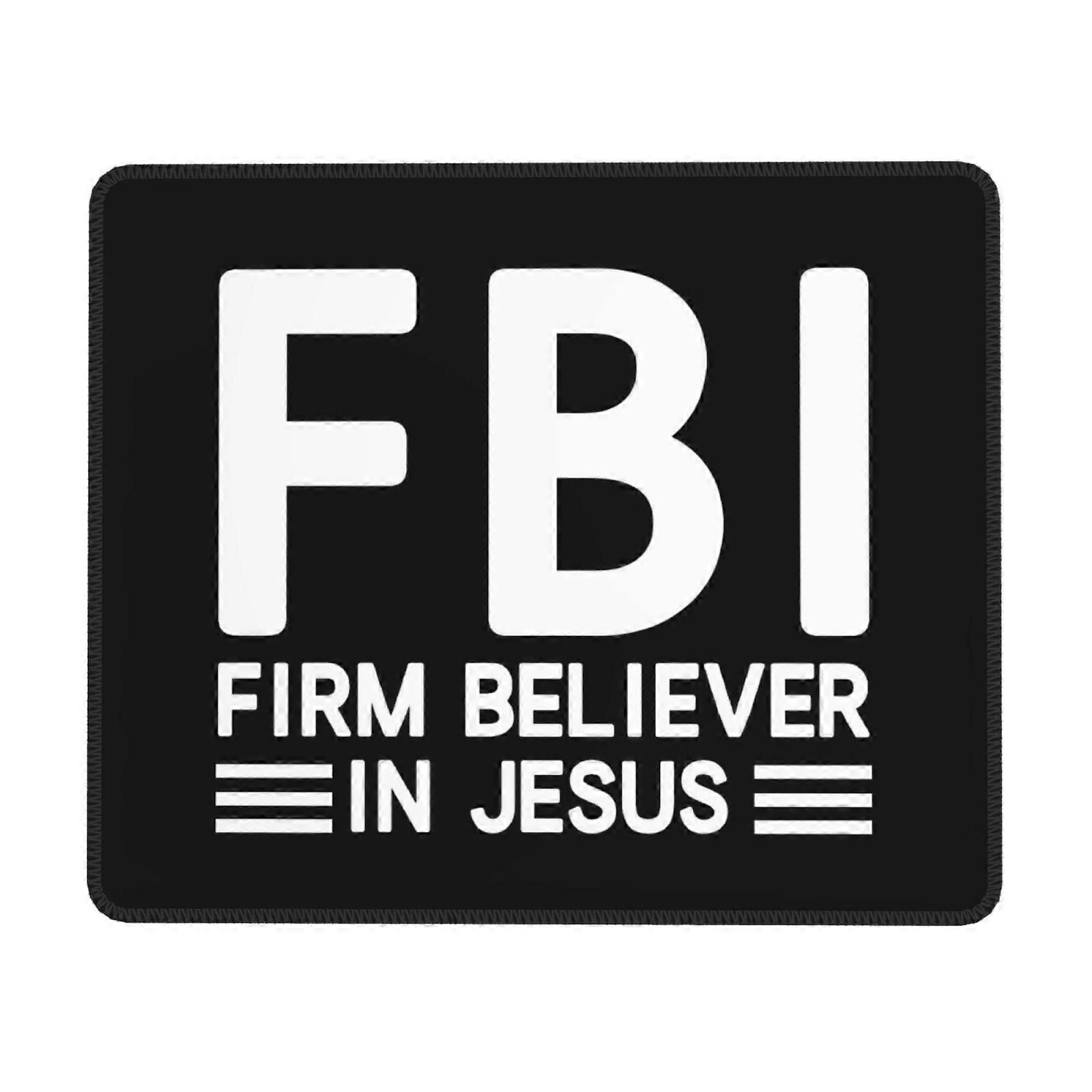 FBI Rubber Lock Edge Mouse pad, Office Desk pad, Writing pad, Multi Code Game pad Mouse Pads for Computers Laptop Mouse Mouse Pad