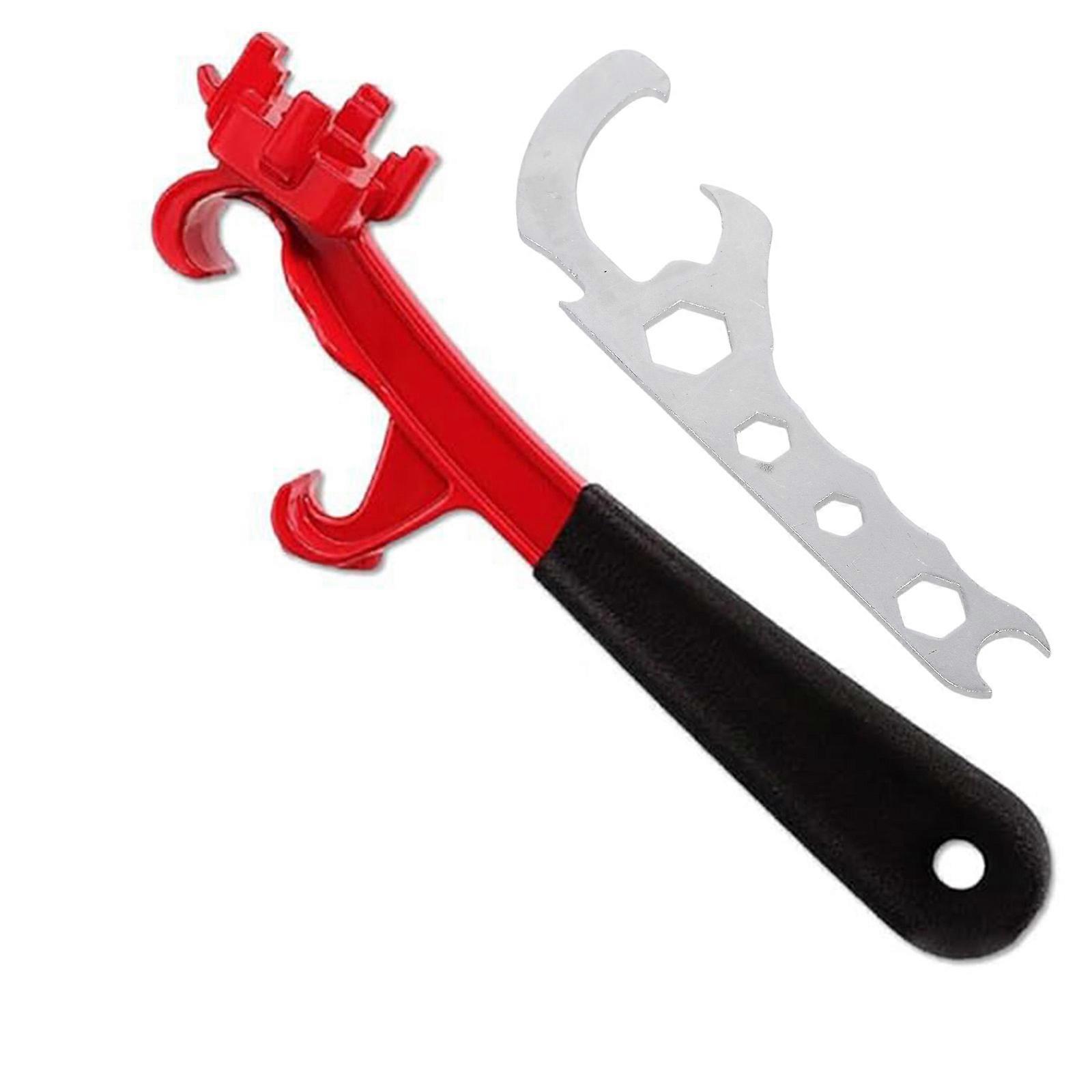 3 In 1 Multipurpose Drum Bung Opener Tool For Paint Can Bucket And Industrial Lid With Nonslip Grip Multicolor