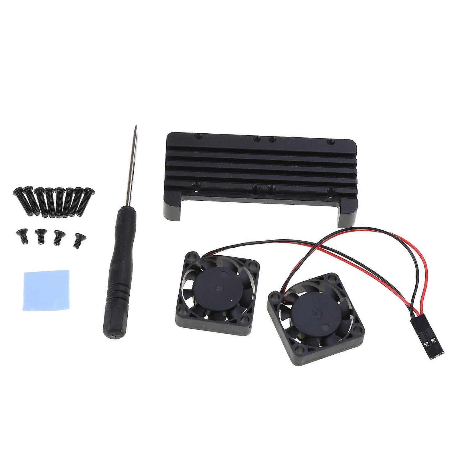 Radiator for Case for Raspberry Pi Zero 2 for W Aluminum Housing Universal PI0 / PI0 for W / Pi 2W Heatsink with Dual Co Multicolor