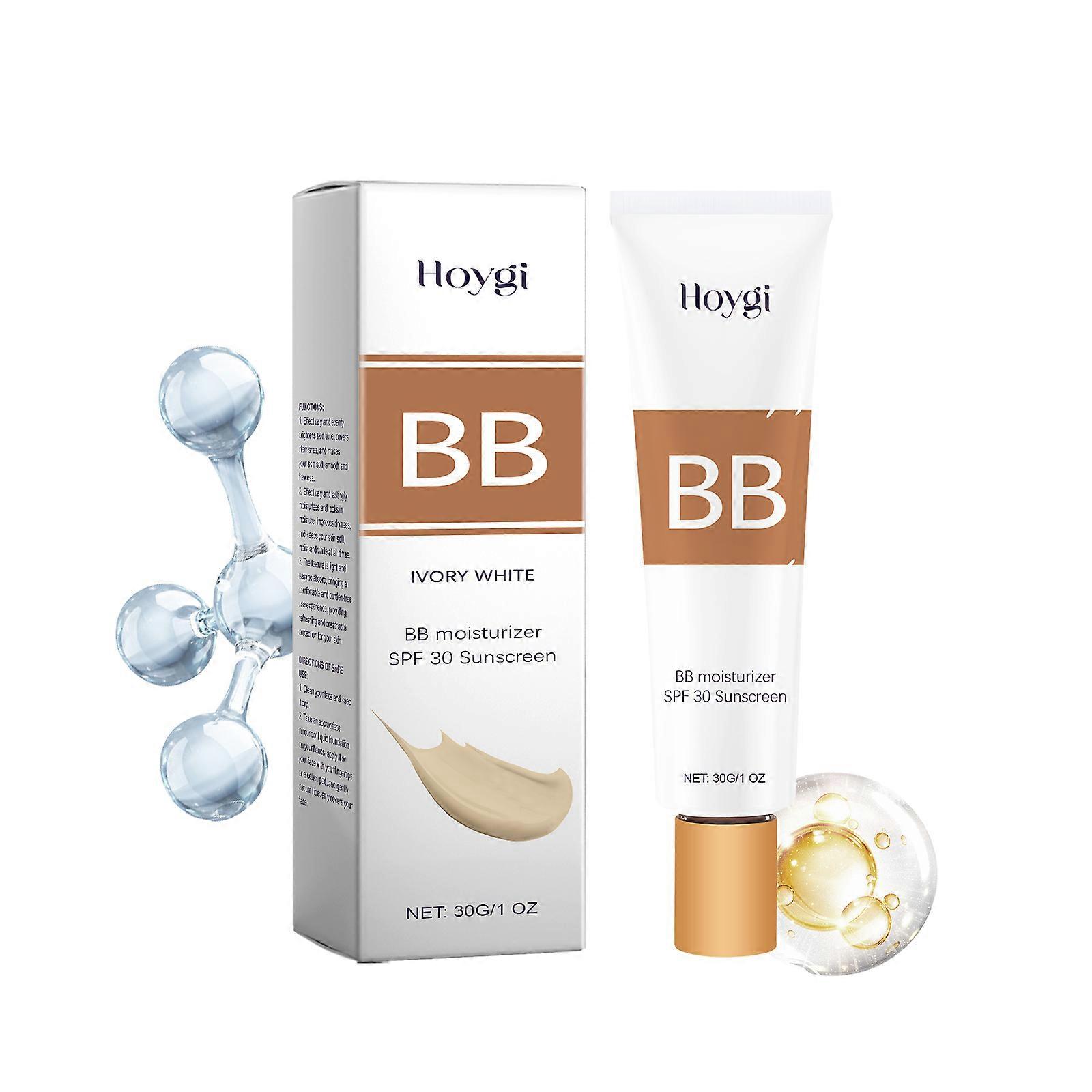 Moisturizing Sunscreen Bb Cream Contains Aloe Extract, Hyaluronic Acid, Vitamin E (Tocopherol)