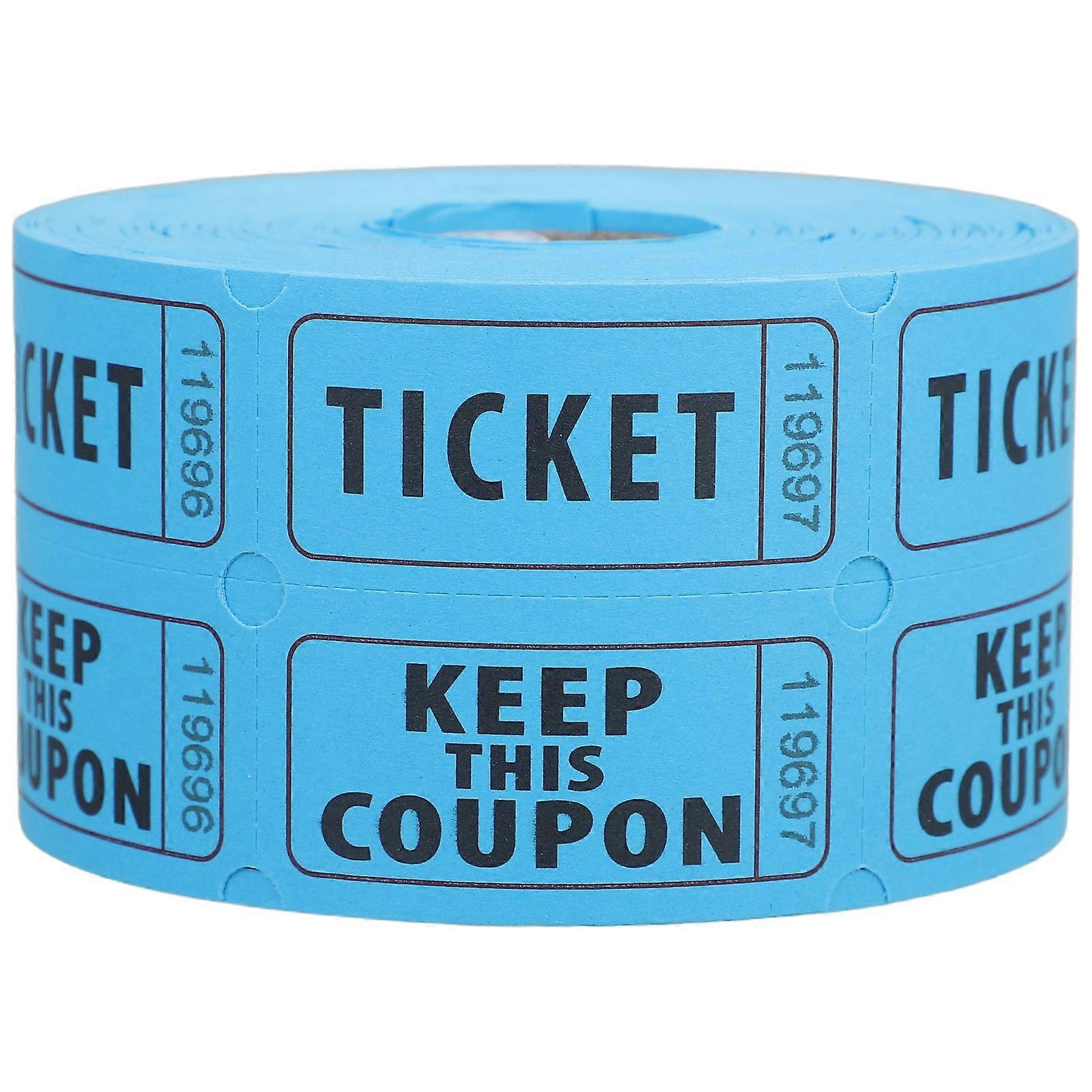 500pcs Double Roll Raffle Tickets For Events Parties And Fundraisers Consecutively Numbered For Class Rewards Concerts And Holiday Celebrations
