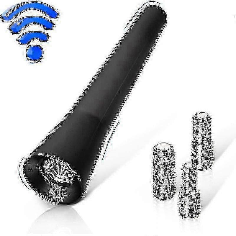 Enhanced Mini Car Antenna 6.5 cm Short with Powerful FM/AM/DAB Function for All Vehicles