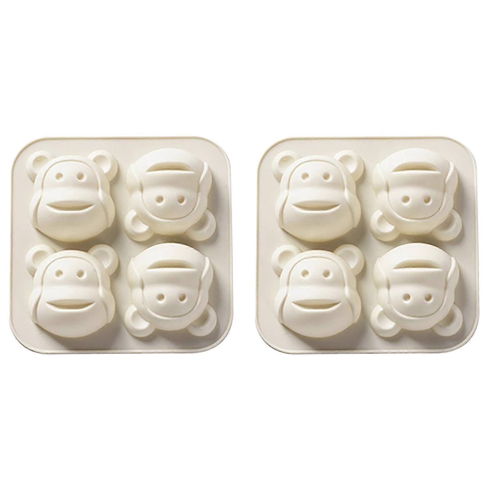 Silicone Cake Mold Muffin Chocolate Cookie Baking Mould Pan *2PCS