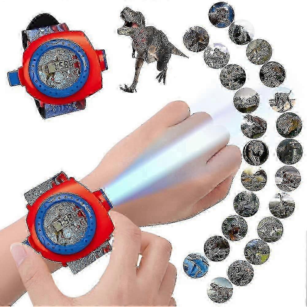 Children Projector Watch With 24 Dinosaur Projection Patterns, 3d Cartoon Projector Watch, Digital Wrist Watch