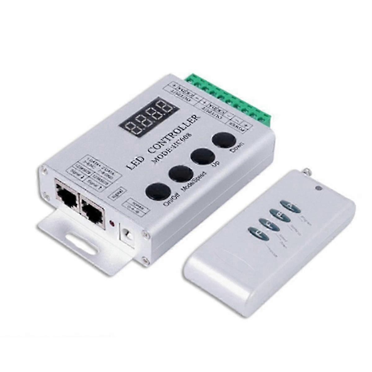 WS2811/WS2812 RGB LED Pixel Controller with 133 Effects RF Control and 2048 Pixel Support for HC008 Programmable Module Edition 1107