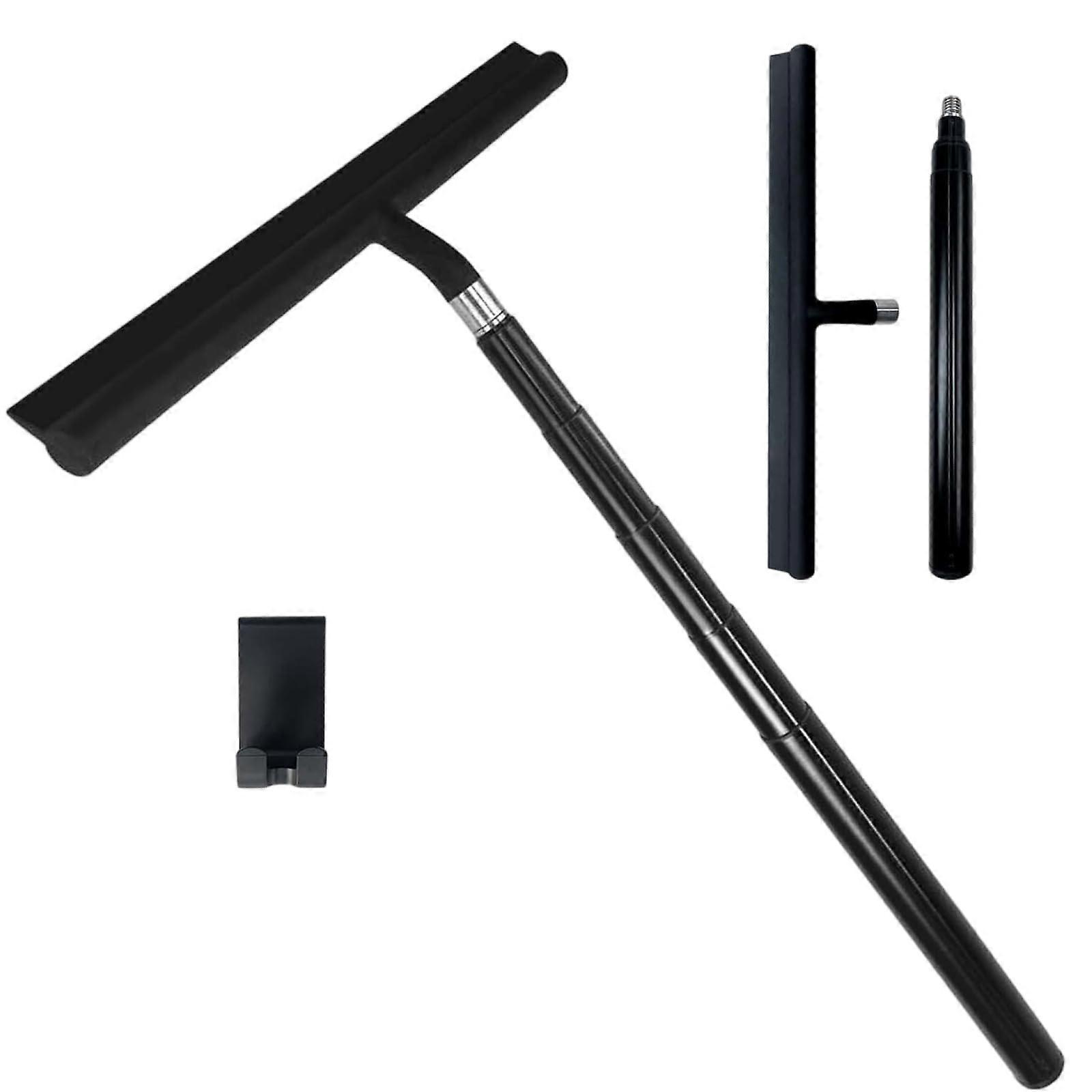 Adjustable Silicones Squeegee For  Window Car Window Glass Telescoping Shower Wiper With Ergonomic Grip