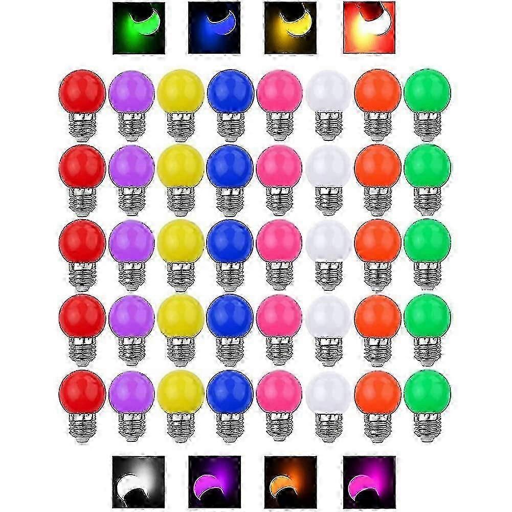 E27 Decorative Colored Light Bulb 3W AC220V-240V