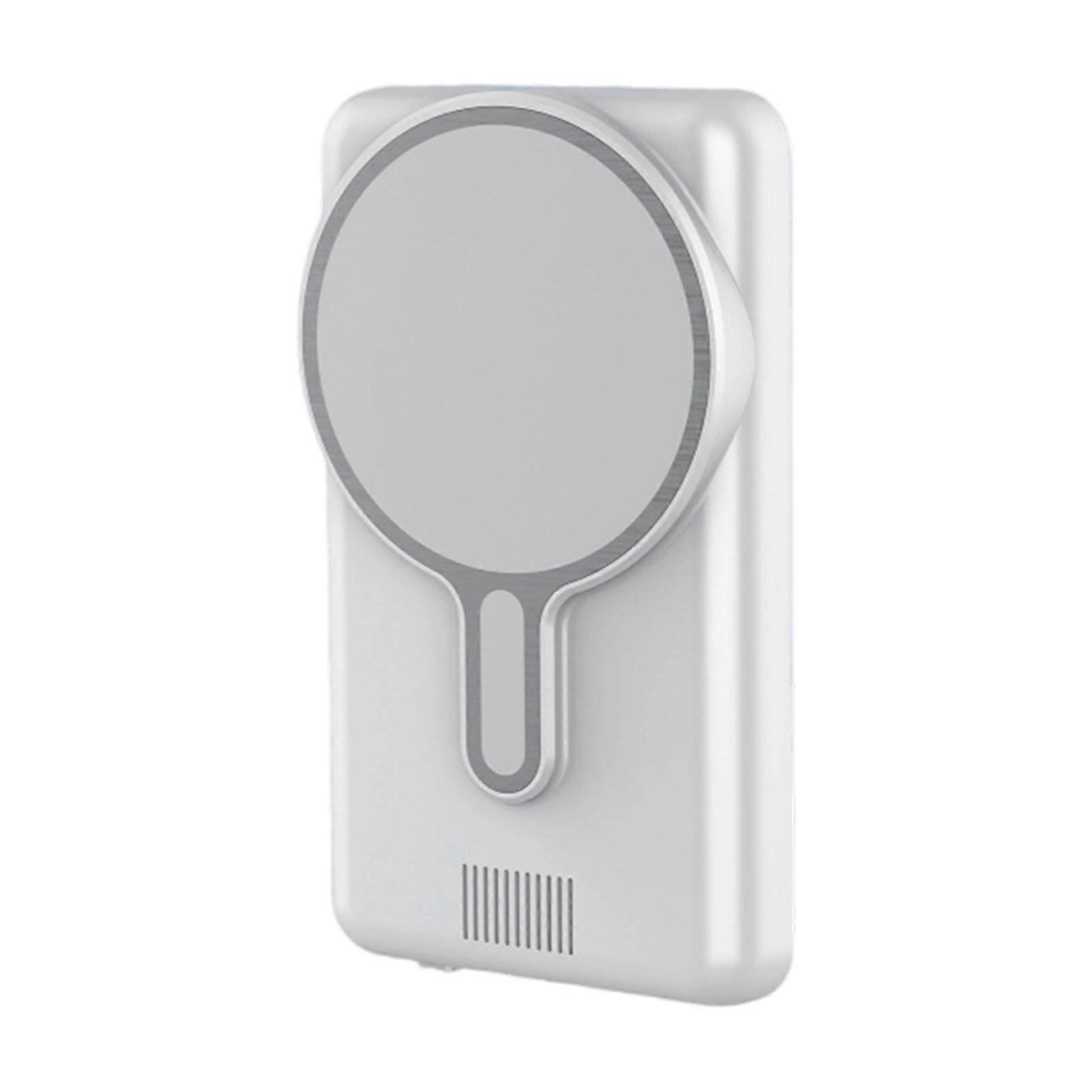 Wireless Magnetic Phone Mirror For Content Creators With 1080P Resolution Fast Setups And Remote Operations Capability  White