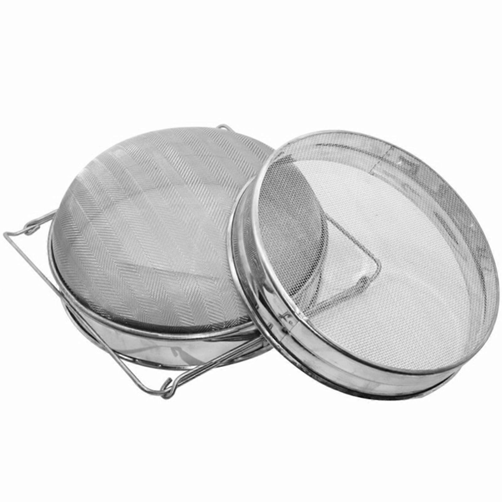 Heavy Duty Stainless Steel Honeys Extraction Filter Double Layer Mesh Suitable For Home Beekeepers And Harvesting Kits Multicolor