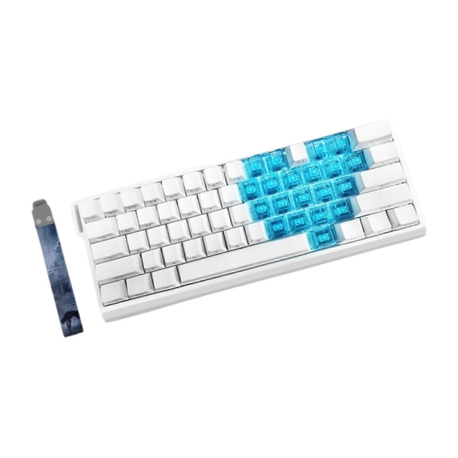 Ergonomic Magnetic Axises Keyboards 61Keys Aluminum Construction Rapidly Triggers Speed RGBs Illuminated Design Multicolor