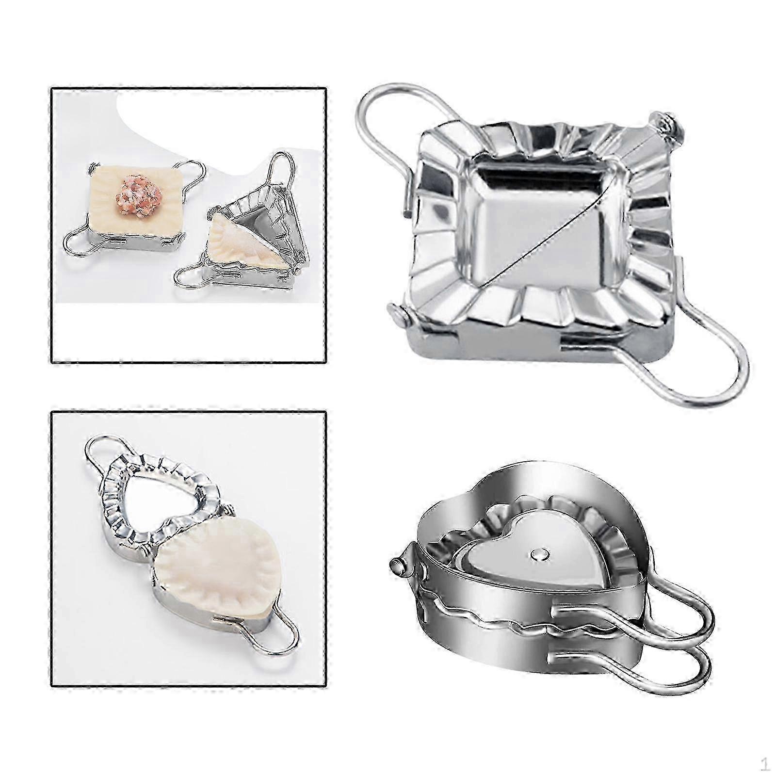 2pcs Dumpling Maker Dumplings Tools with Handle for Pie Ravioli Wonton