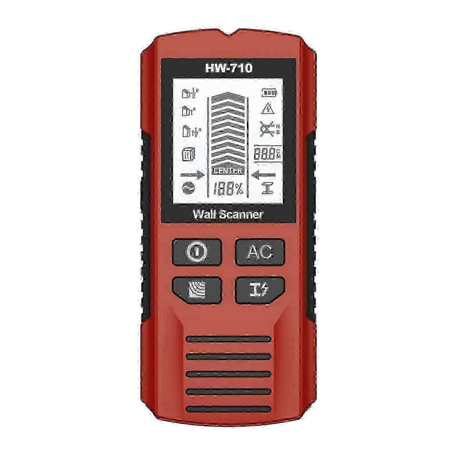 HW-710 Wall Scanner Stud Detector, Fast-Acting Wires Pipe Power Detector Studs Metal Finder Tool