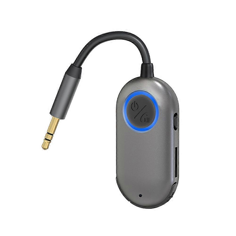 Audio Transmission to Wireless 5.3 Car FM Car Audio 2-in-1 Sound Quality Connection Receiver Mobile Bluetooth