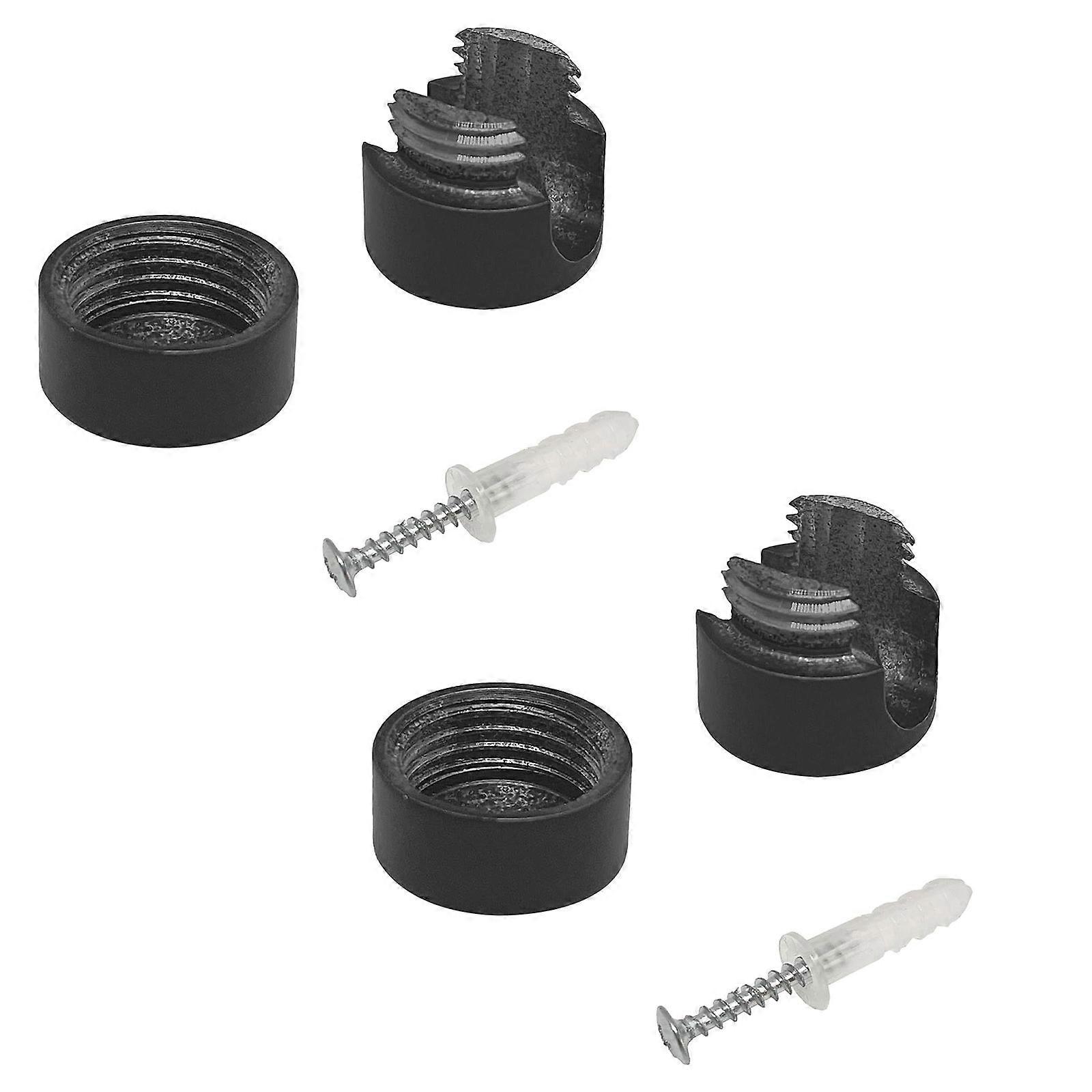 Pack of 2 Versatile Cable Organizers Efficient Cable Management Tools  Textile Cable Anchors for Neat Environments  Black