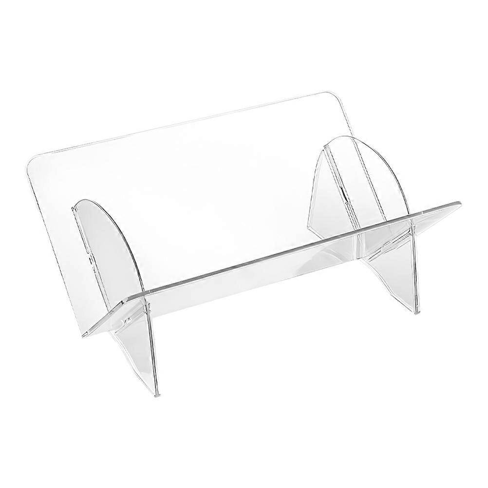 Desktop Bookcase Book Storage Organizer Bookshelf Clear Modern Tabletop Storage Rack