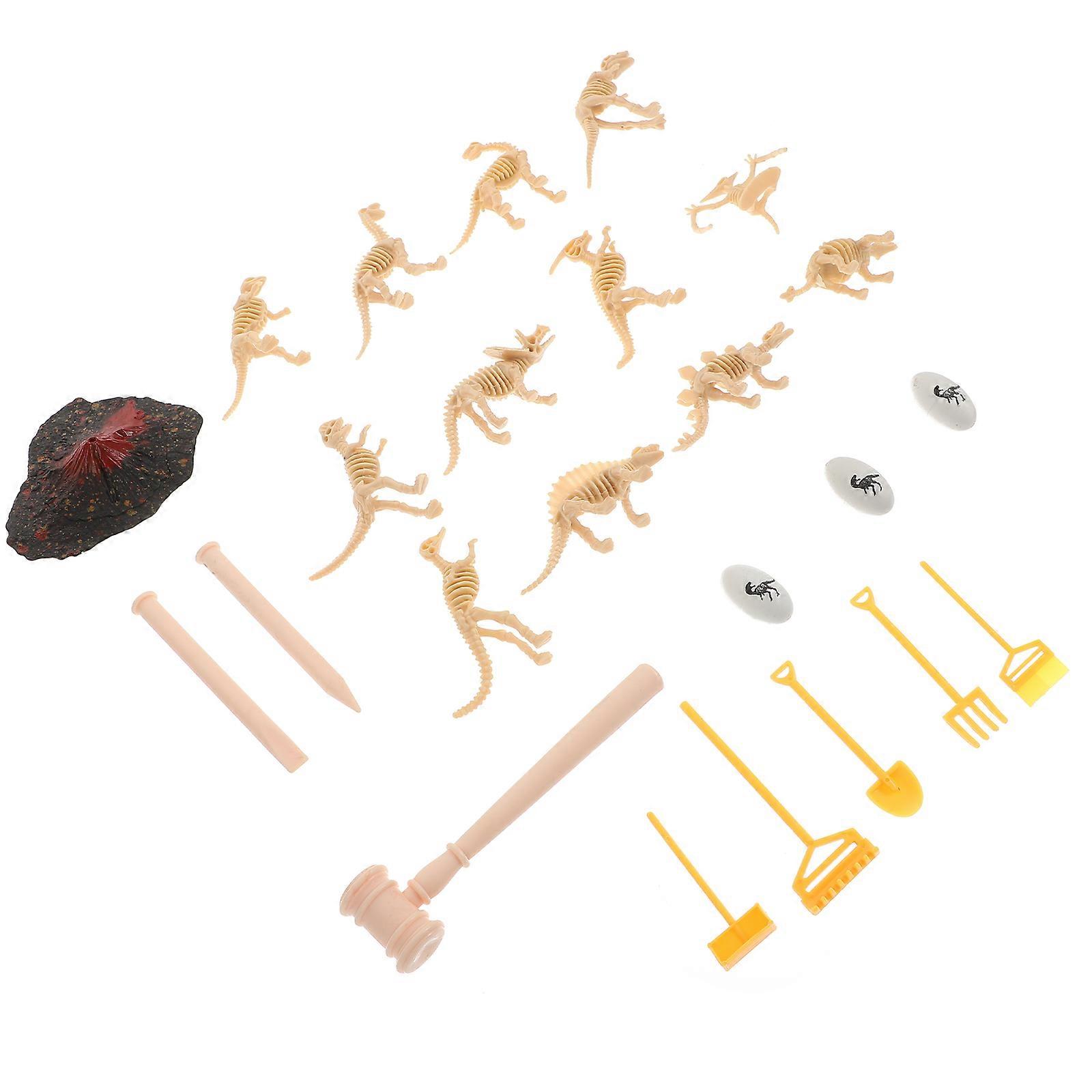 Excavation Toy Dinosaurs Skeleton Model for Kids Playing 24Pcs Pack