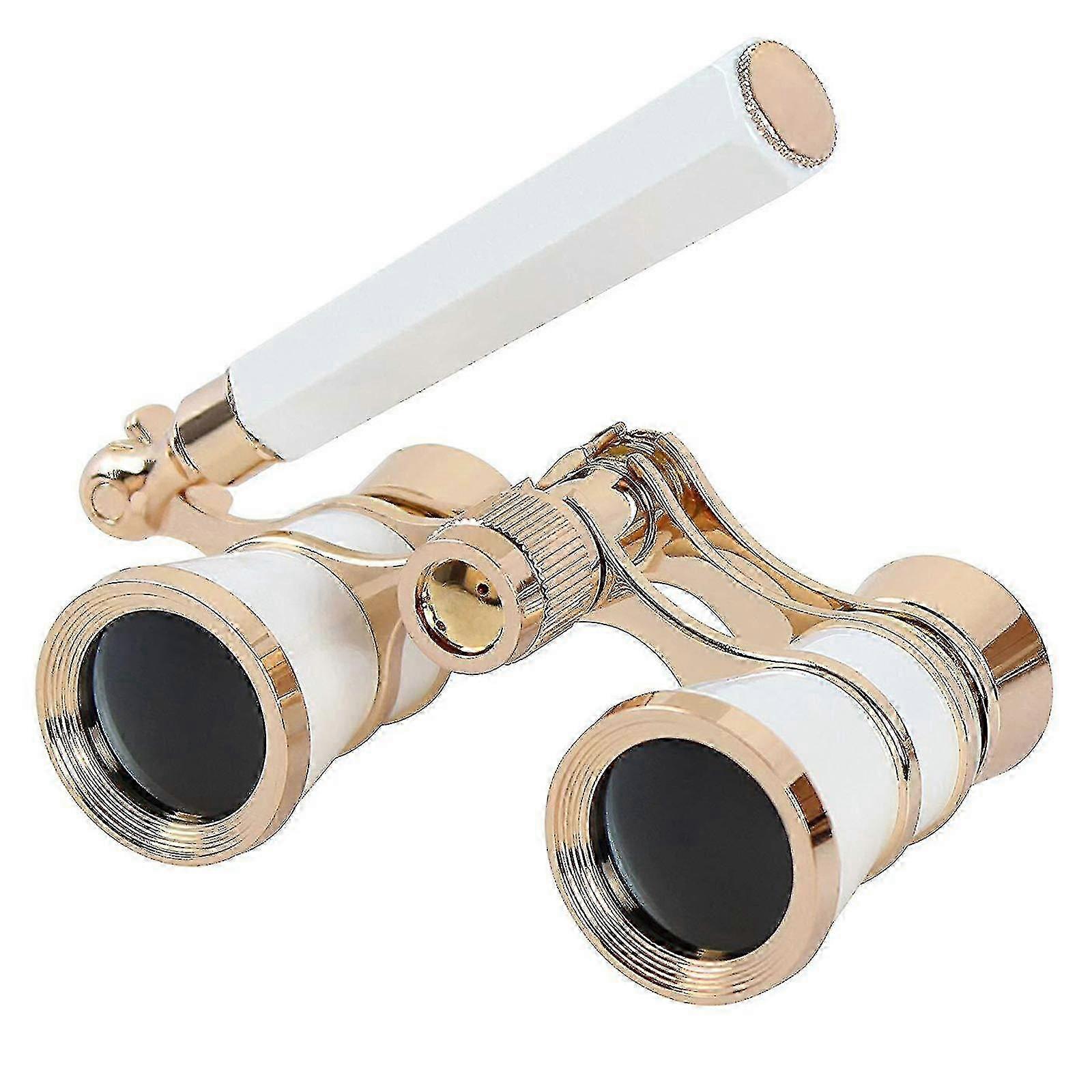 Compact opera glasses for theater with 3x magnification