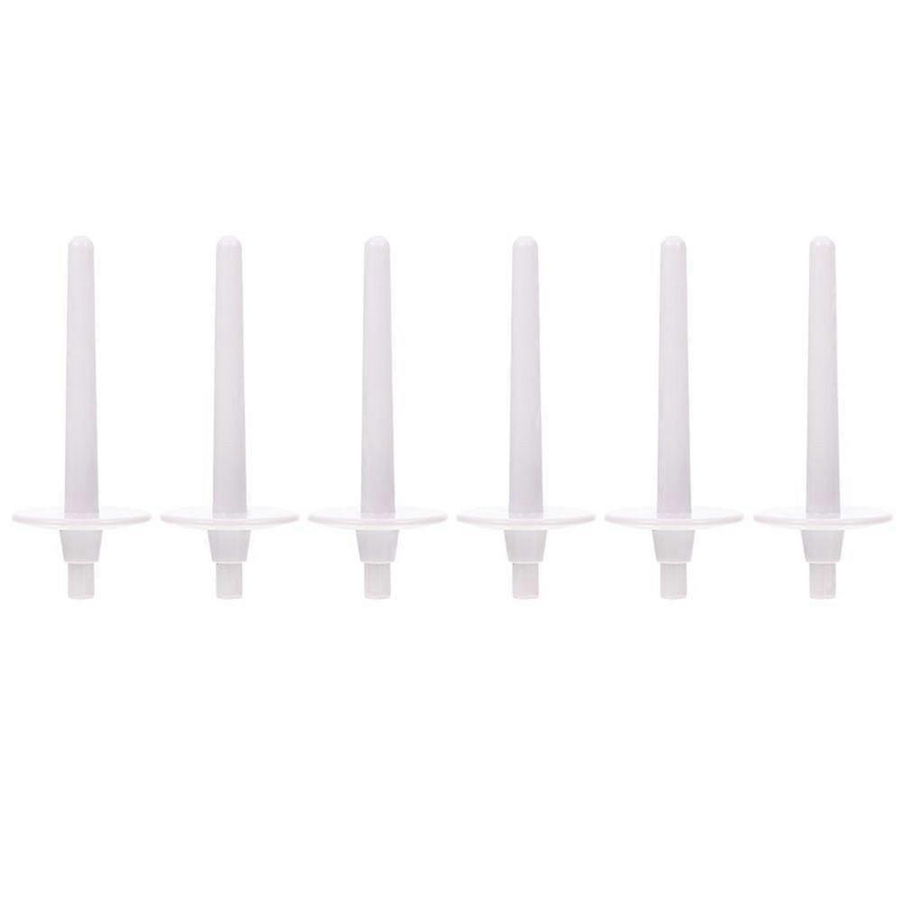 6Pcs Sewing Machine Spool Pin Floss Plastic Bobbins Winding Machine Spindle