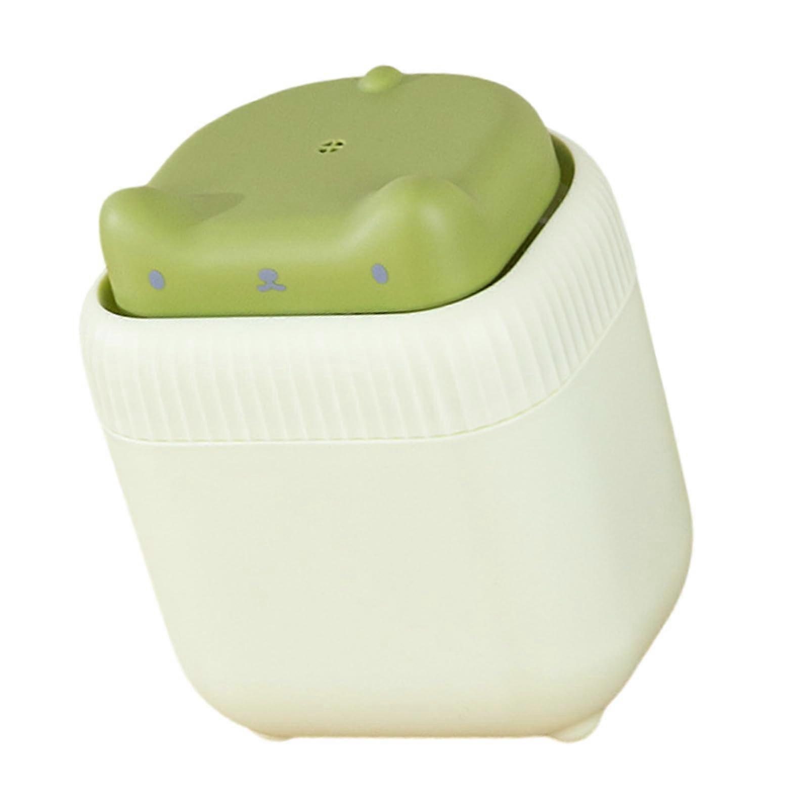 Cat Shaped Liquid Soap Dispenser Pump with Press  for Bathroom or Kitchen Use Green