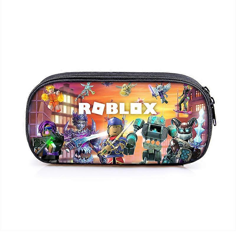 Game Roblox Encil Case Stationery Box Game Cartoon Peripheral Stationery Pen Storage Bag Pen Pencil Multi-layer Large Capacity