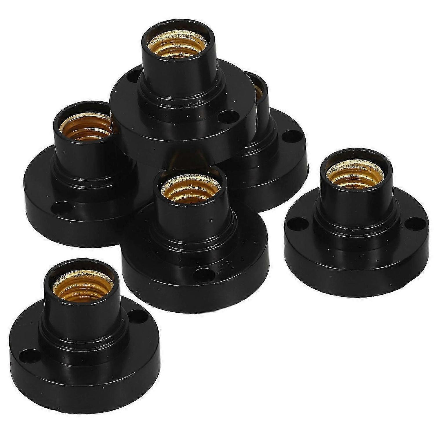 Small Round LED Lamp Base E14 Bulb Holder for Replacement 12Pcs