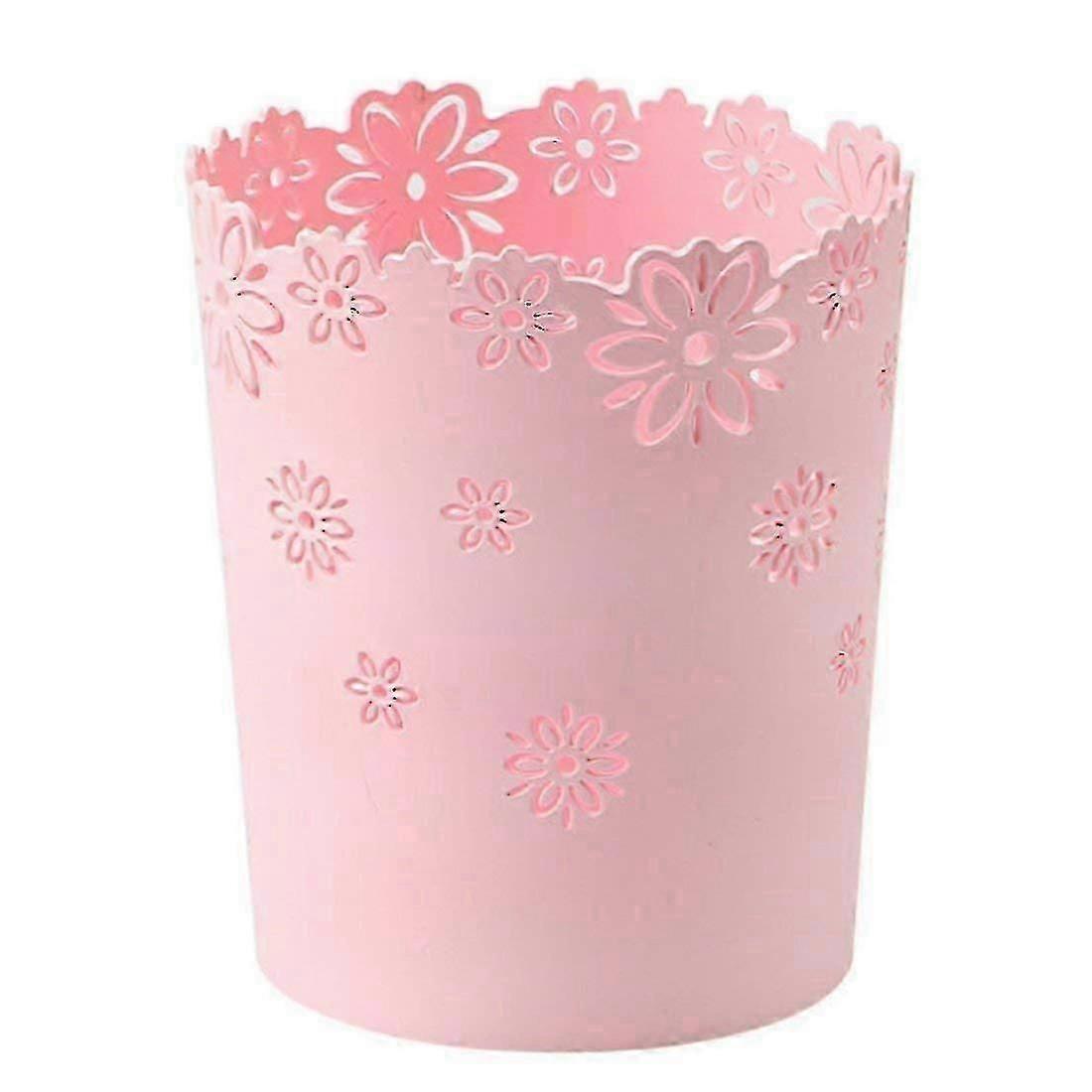 Pink Wastepaper Basket