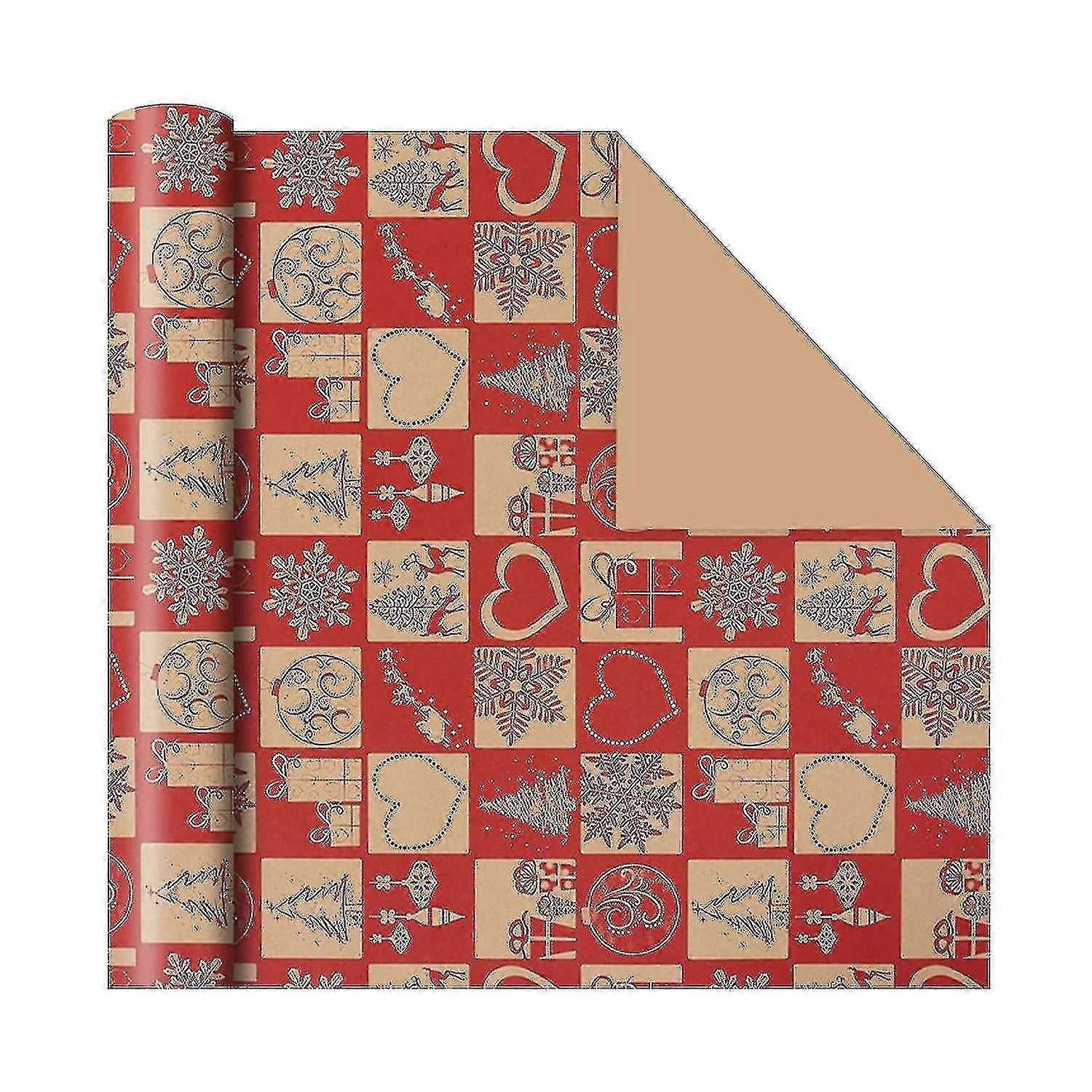 Holiday gift wrapping paper for Christmas presents - assorted patterns