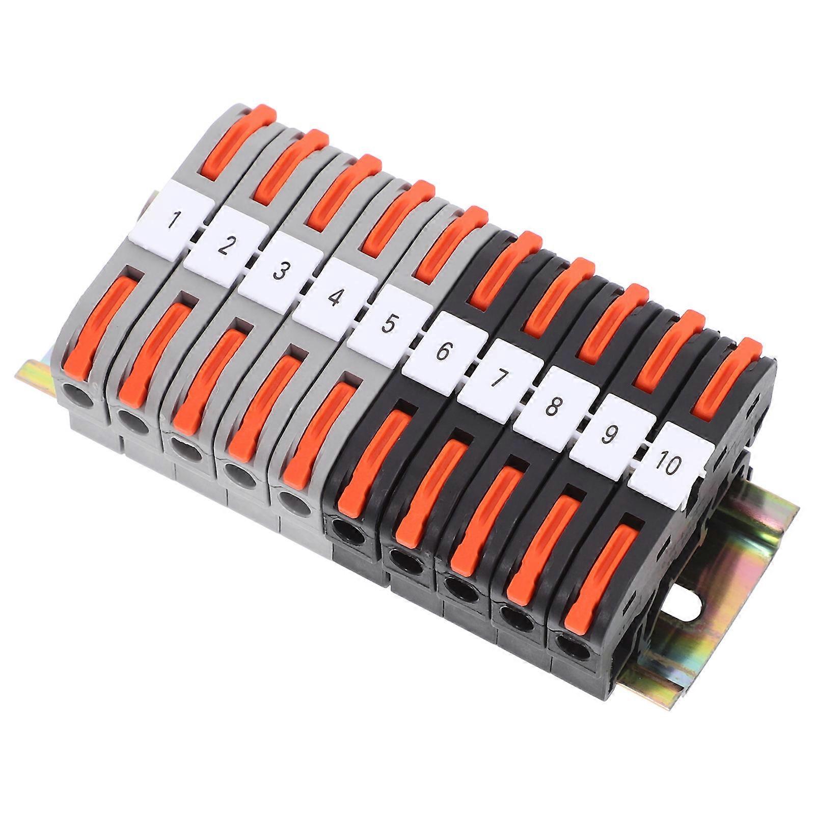 Electrical Connecting Block Terminal Block Connector Rectangular Shape For Electrical Installation 2 Sets