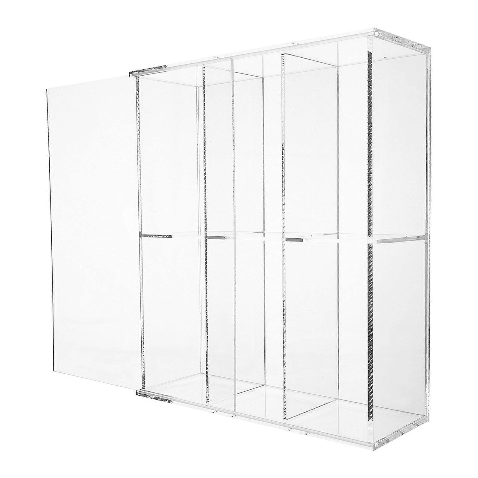 Transparent Acrylic Display Showcase for Figurines Dustproof Case