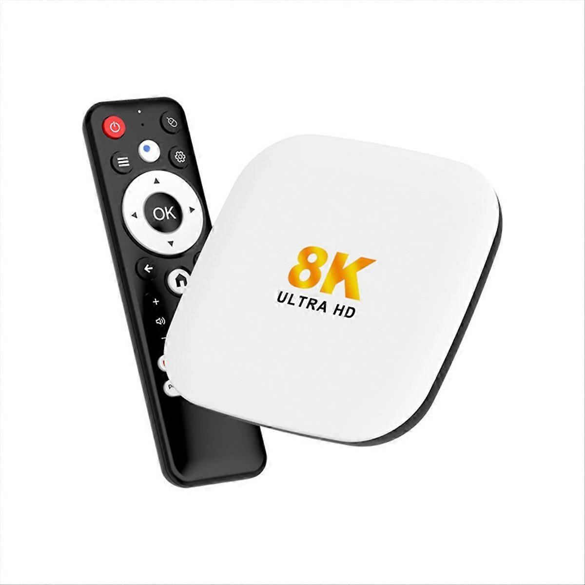 M2 Plus Smart TV Box Android 14 Rockchip RK3528 Streaming EU Plug