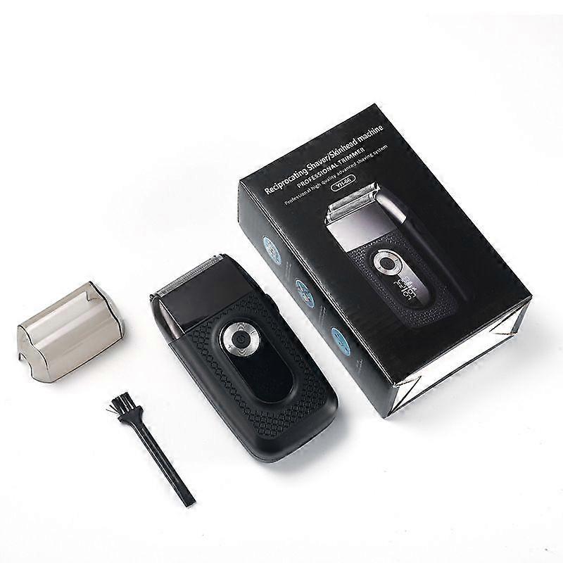 Foil Electric Shaver  Rechargeable LCD Display Mens Razor, Head and Beard Trimmer