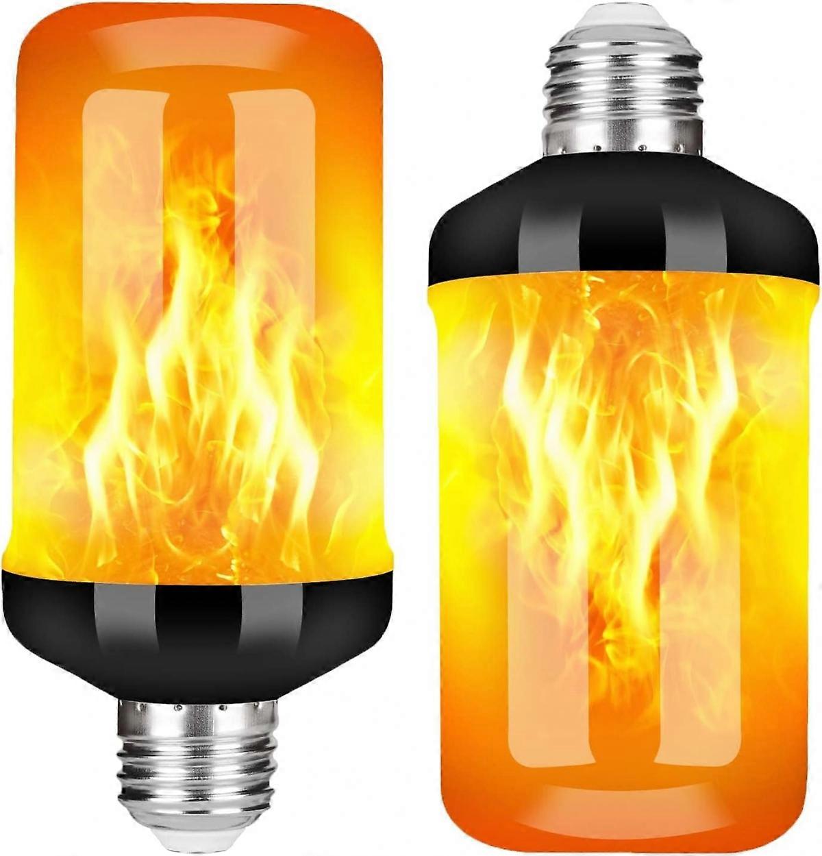E27 LED Flame Effect Bulb with 4 Lighting Modes, Decorative Bulbs for Indoor and Outdoor Use, Compatible with Various Fixtures