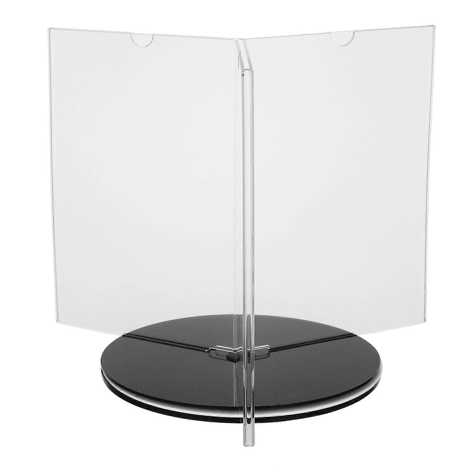 Rotary A5 Acrylic Advertising Display Holder for Menu Presentation
