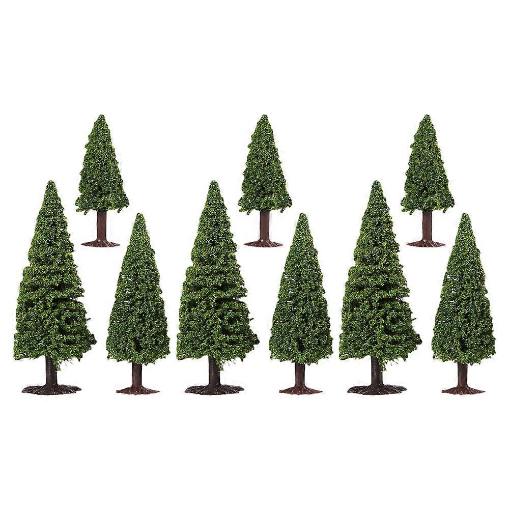 Mini Model Trees for Train Scenery Building Model 9Pcs DIY Set