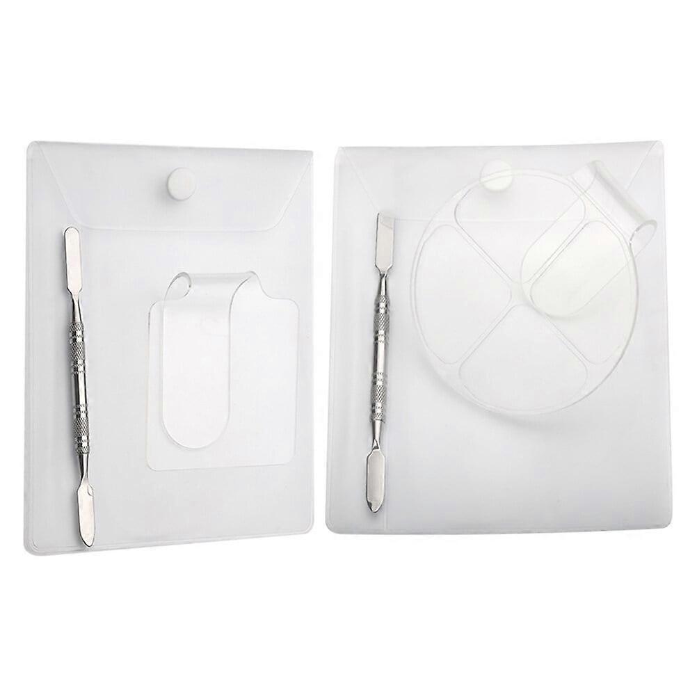 2 Sets Manicure Make-up Color Set Ring Makeup Acrylic (2 Styles)